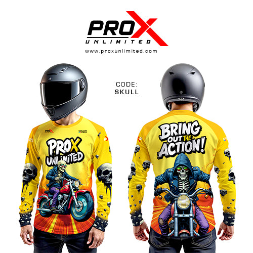 Skull - Riding Jersey - COLOR IDEAS Apparel | Pro X Unlimited