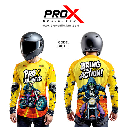 Skull - Riding Jersey - COLOR IDEAS Apparel | Pro X Unlimited